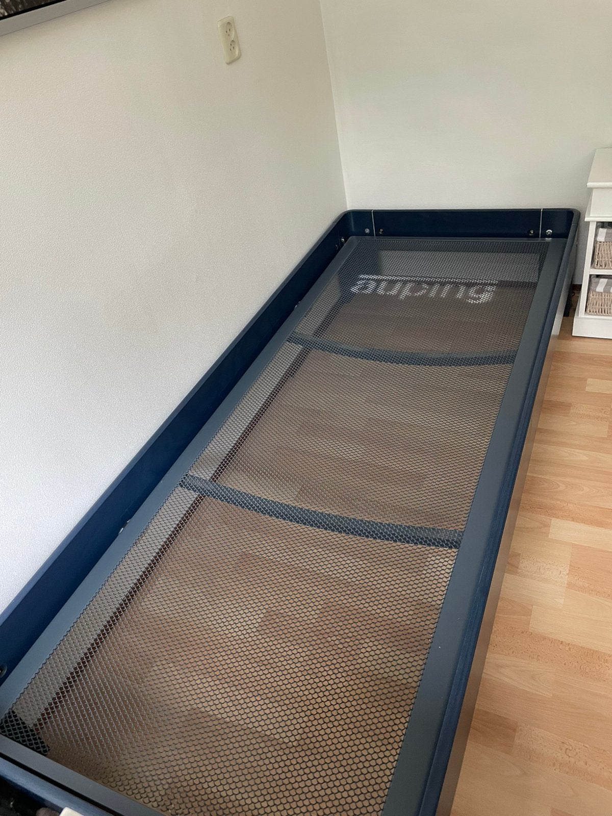 Eenpersoons bed Auping Auronde met zgan vast spiraal, Huis en Inrichting, Slaapkamer | Matrassen en Bedbodems, Ophalen, Eenpersoons