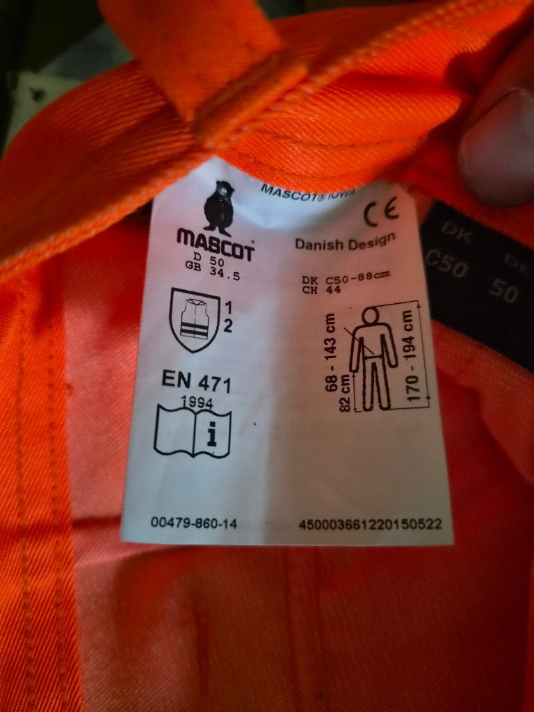 Werkkleding, Tuin en Terras, Werkkleding, Ophalen, Zo goed als nieuw, Jas, Mascot werkkleding