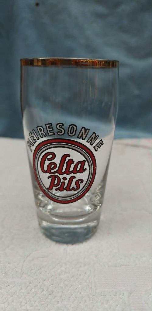 Bierglas Meiresonne Celta Pils, Ophalen of Verzenden, Gebruikt, Glas of Glazen, Overige merken
