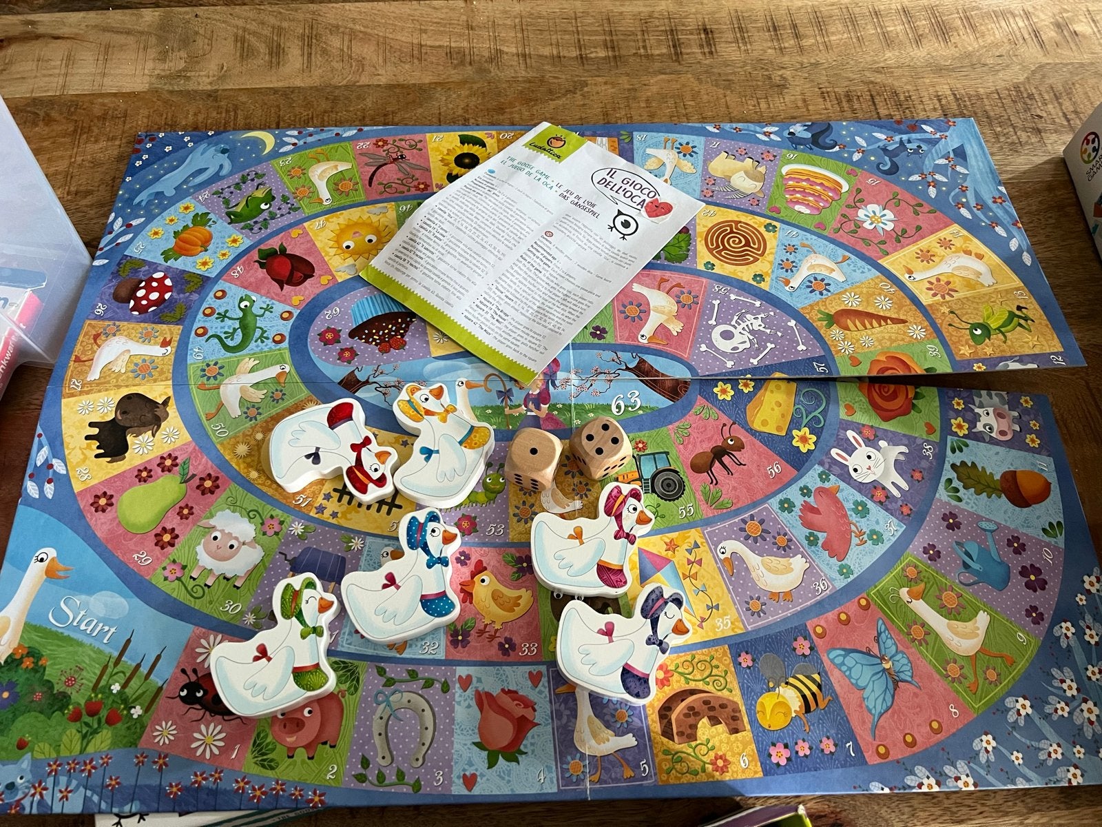 Il Gioco Dell'Oca - Ganzenbord spel - Zeer nette staat, Drie of vier spelers, Ophalen, Zo goed als nieuw