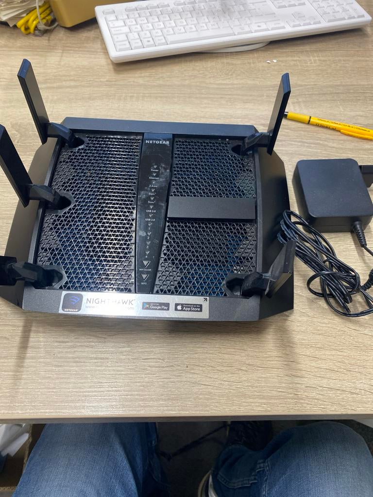 NETGEAR Nighthawk Router -  X6 Krachtige WiFi, Computers en Software, Routers en Modems, Ophalen of Verzenden, Gebruikt, Router