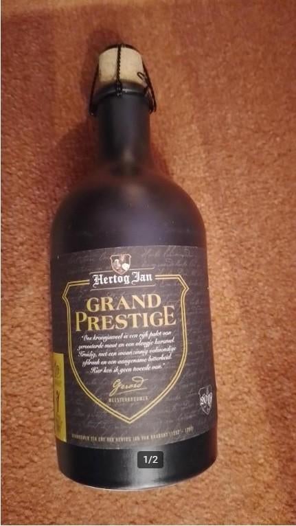 Hertog Jan Grand Prestige kruik 2019, Verzamelen, Biermerken, Ophalen of Verzenden, Nieuw, Flesje(s), Hertog Jan