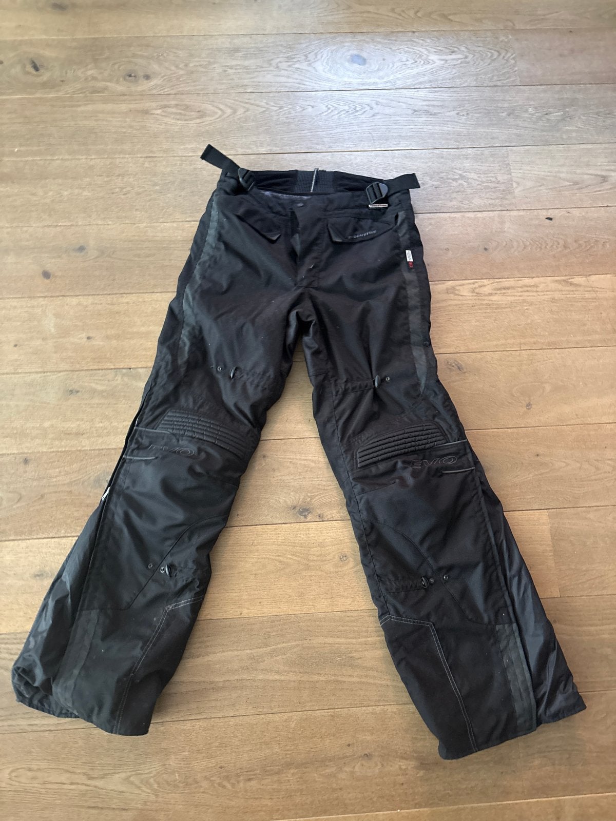 Zwarte Evolution Motorbroek - Maat L, Motoren, Ophalen of Verzenden, Tweedehands, Heren, Broek | textiel
