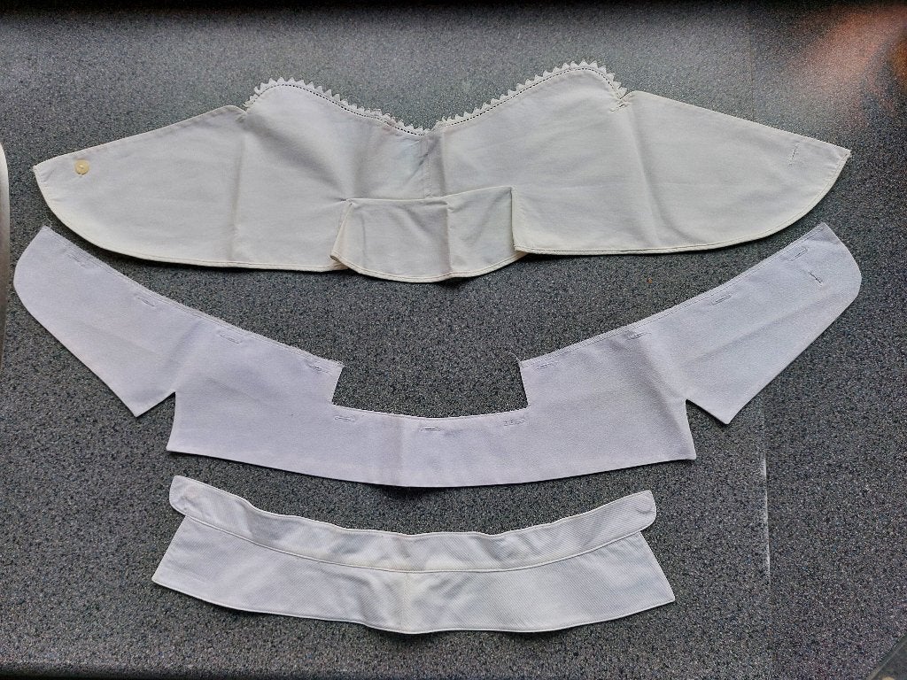 3 antieke kraagjes, Antiek en Kunst, Antiek | Kleding en Accessoires, Ophalen of Verzenden