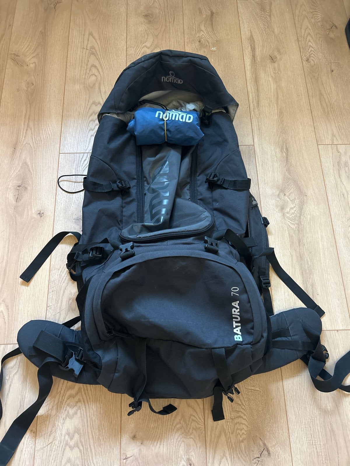 Nomad Batura 70 liter backpack - Gebruikt maar functioneel, Ophalen of Verzenden, Gebruikt, Rugzak