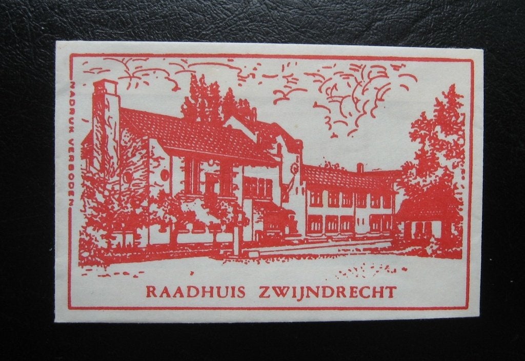 1917 Zwijndrecht - Raadhuis, Verzenden, Nederland