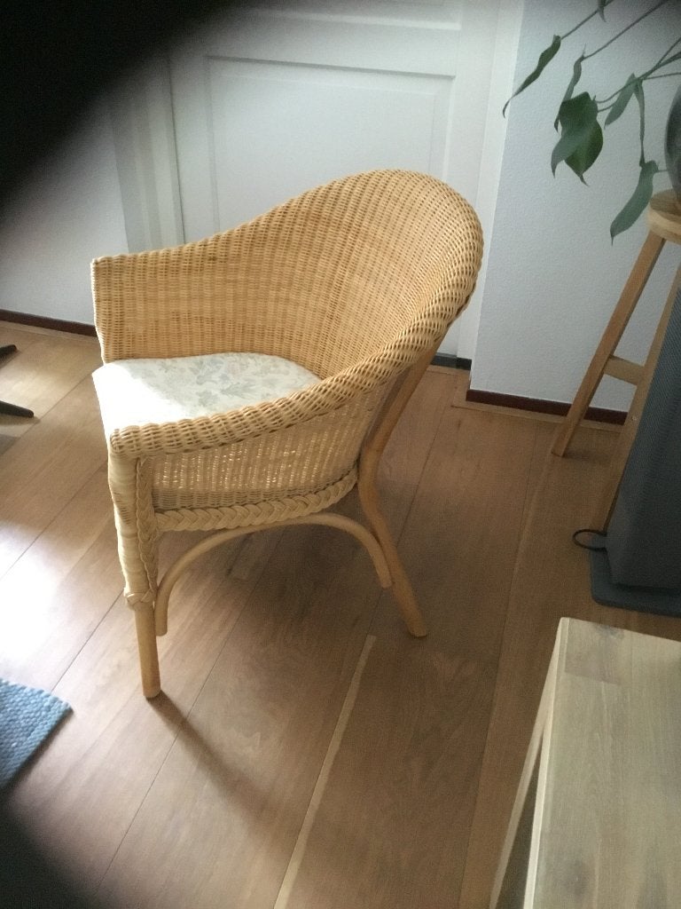 Rieten stoel, Huis en Inrichting, Ophalen, Riet, Gebruikt, Overige kleuren