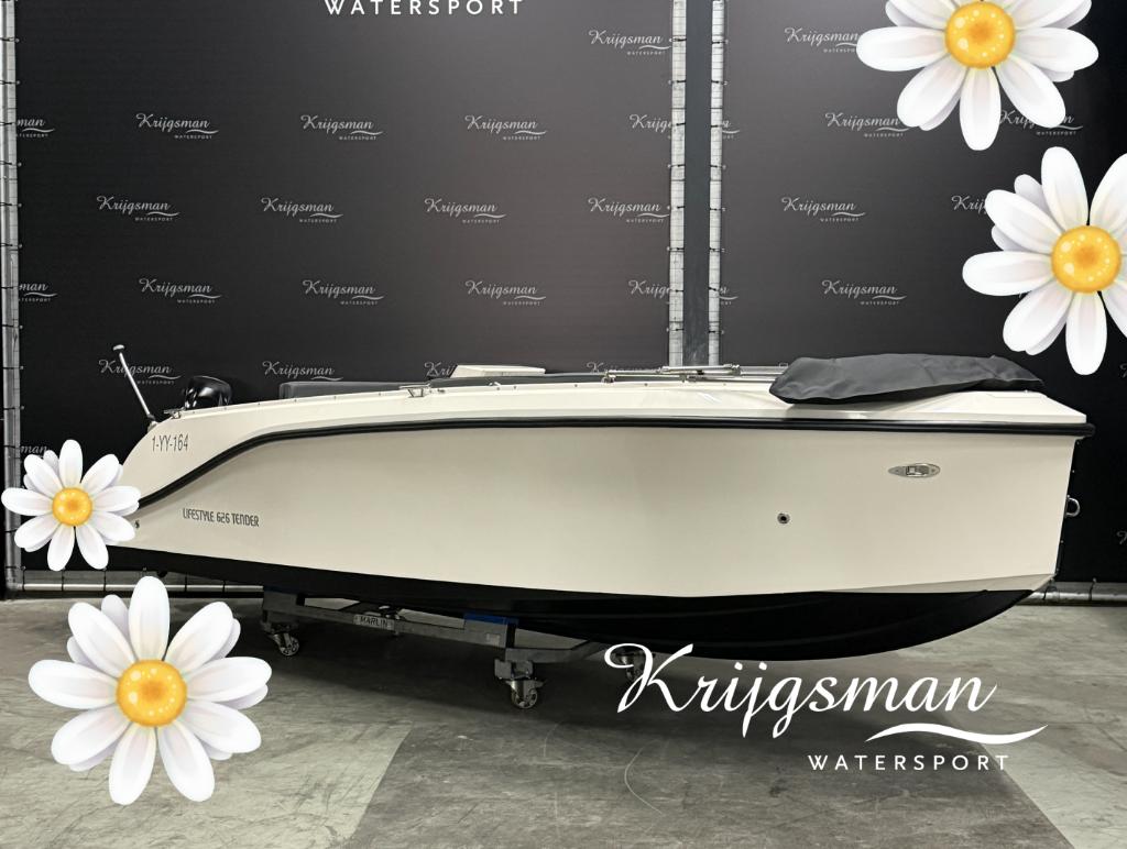 DEMO Lifestyle 626 Tender met 60 PK verpletterend mooi!!, Ophalen, Zo goed als nieuw, Tender, Admiral