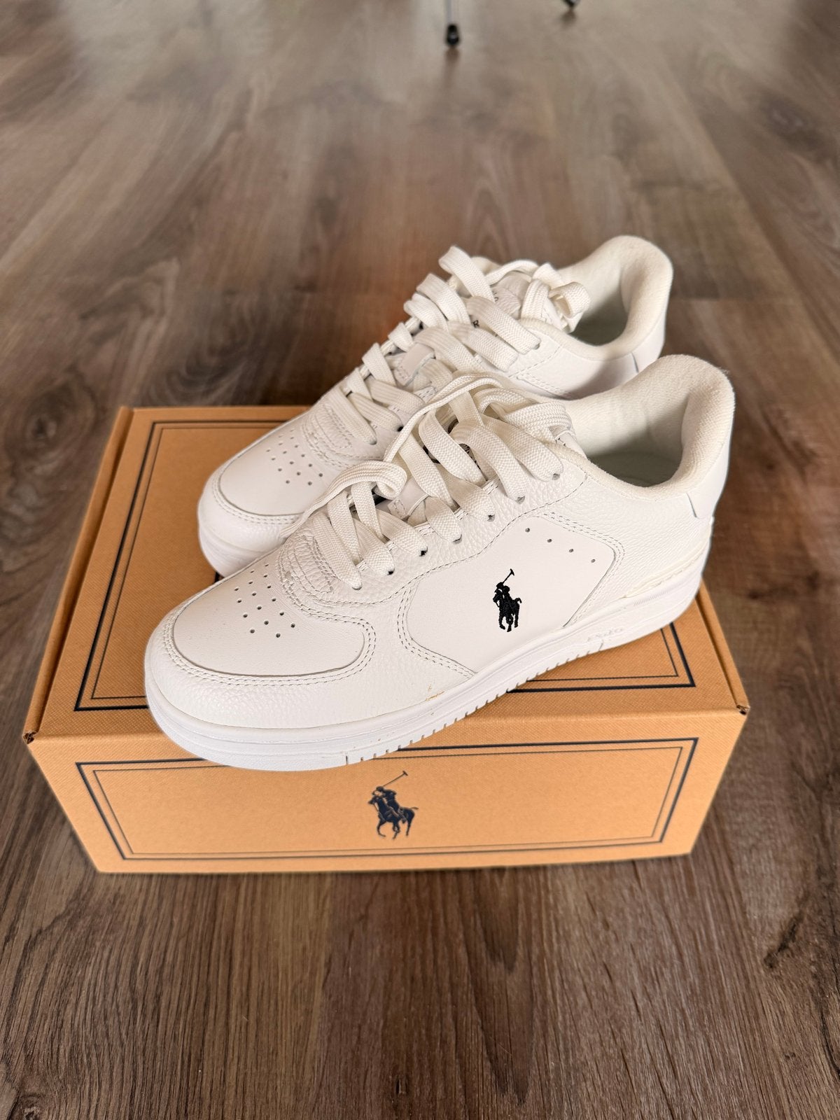 Polo Ralph Lauren Masters Court sneakers - Maat 36, Kleding | Dames, Ophalen of Verzenden, Nieuw, Wit, Sneakers of Gympen