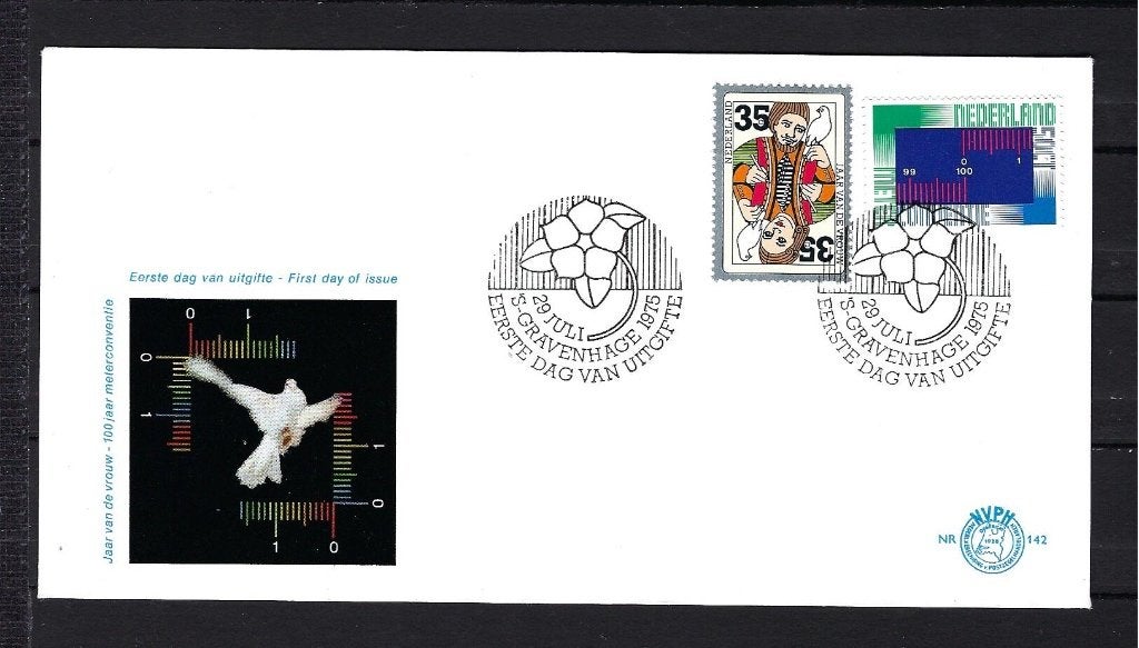 FDC NVPH E142 onbeschreven, Ophalen of Verzenden, Onbeschreven, Nederland