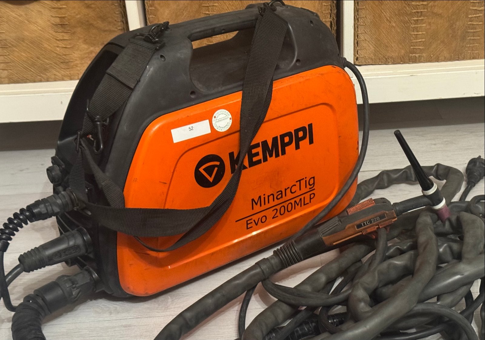 Kemppi MinarcTig Evo 200MLP TIG lasapparaat, Doe-het-zelf en Verbouw, Gereedschap | Lasapparaten, Ophalen, Gebruikt, 150 tot 250 ampère