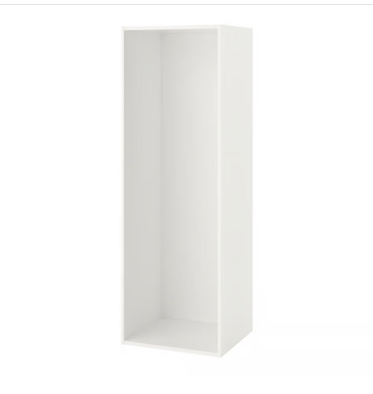 Ikea Platsa Kast 60x55x180 cm met planken, hangstaaf en deur, Huis en Inrichting, Ophalen, Met deur(en), 50 tot 100 cm, Zo goed als nieuw