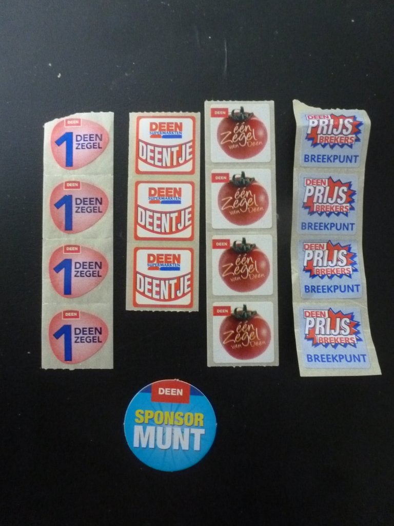 Supermarkt spaarzegels (oudjes). Deen, Ophalen of Verzenden, Zegels, Bonnen of Punten