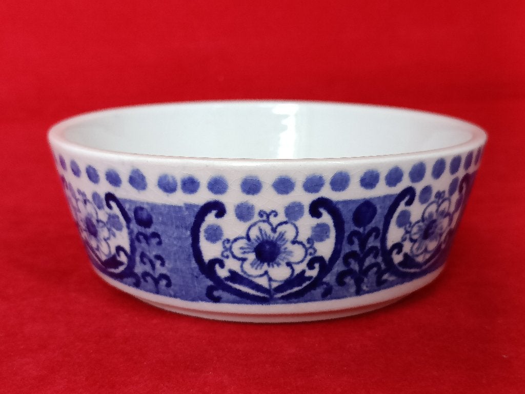 Arabia Finland Ali - rond schaaltje met blauw decor, Ophalen of Verzenden