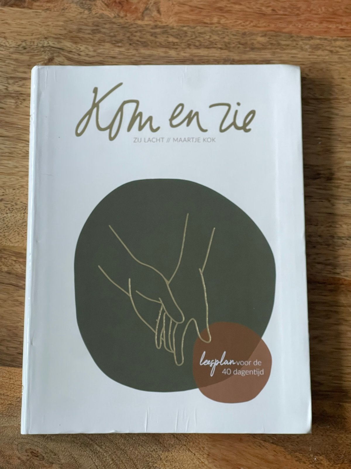 Kom en zie - Zij lacht - Maartje Kok - Leesplan 40 dagentijd, Boeken, Godsdienst en Theologie, Ophalen of Verzenden, Zo goed als nieuw