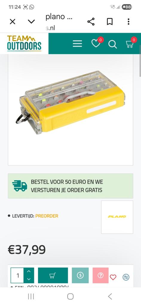 Opbergdoosje Plano, Ophalen of Verzenden, Nieuw, Overige typen