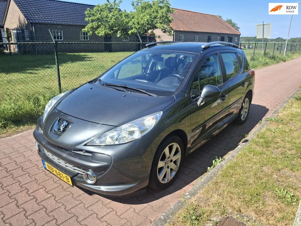 Peugeot 207 SW 1.6 VTi Sublime, Voorwielaandrijving, Stof, Gebruikt, Zwart