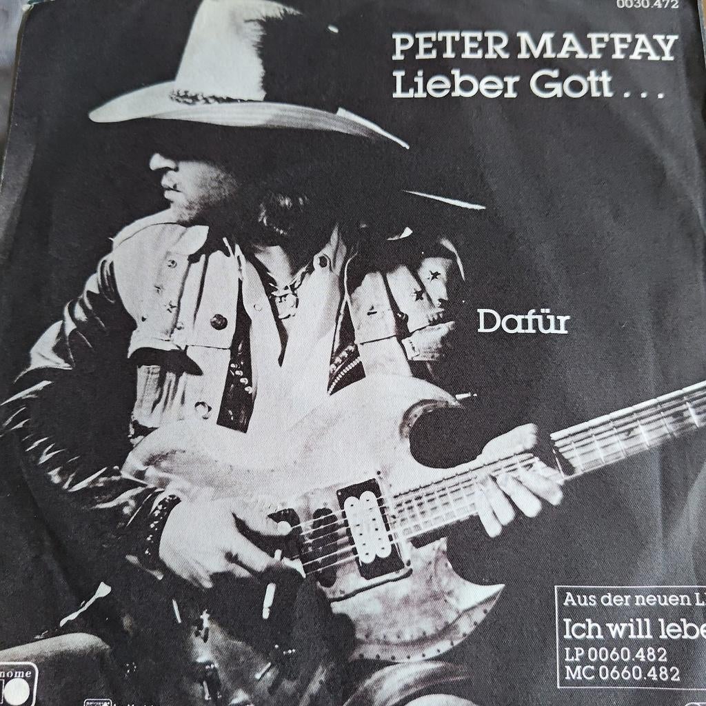 Peter Maffay - Lieber Gott... ,Dafür (Single), Cd's en Dvd's, Vinyl Singles, Gebruikt, 7 inch, Ophalen of Verzenden