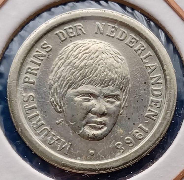 Penning 5 cents Prins Maurits - 1968, Postzegels en Munten, Verzenden, Overige materialen, Nederland