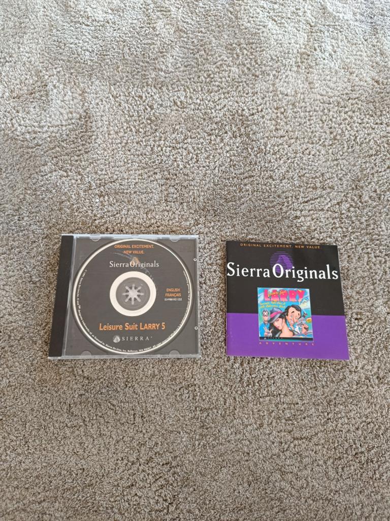 Leisure Suit Larry 5 - Sierra Originals PC CD-ROM, Avontuur en Actie, Gebruikt, Vanaf 18 jaar, 1 speler