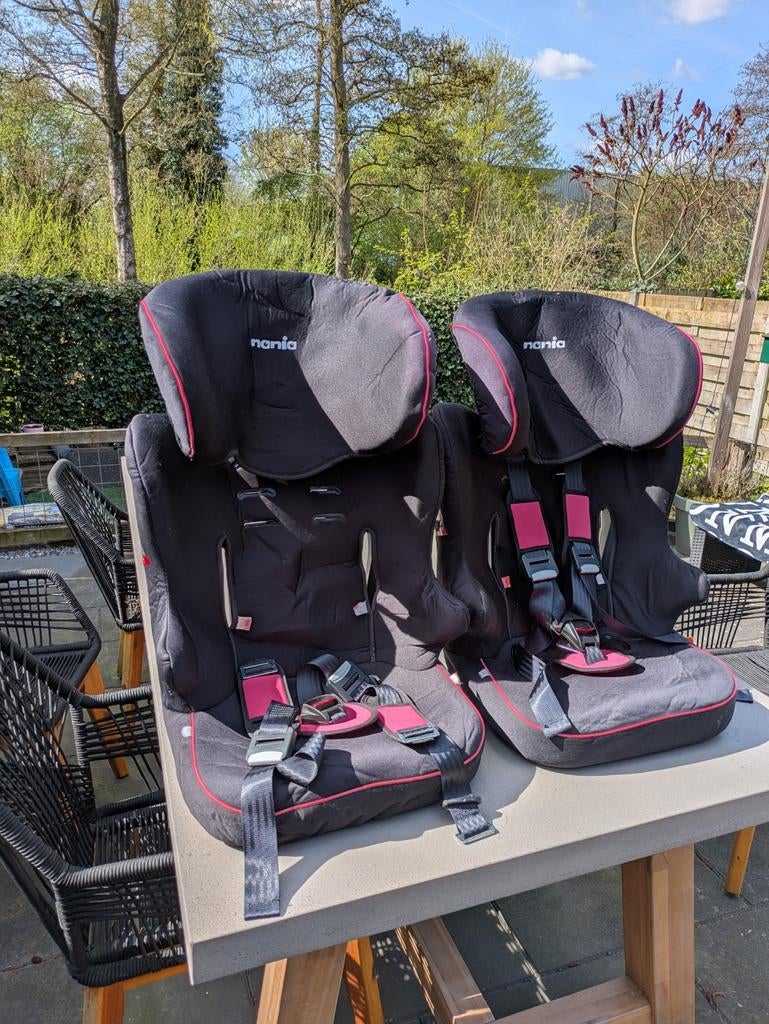 2 autostoel Nania Groep 1-2-3, Ophalen, Overige merken, Autogordel