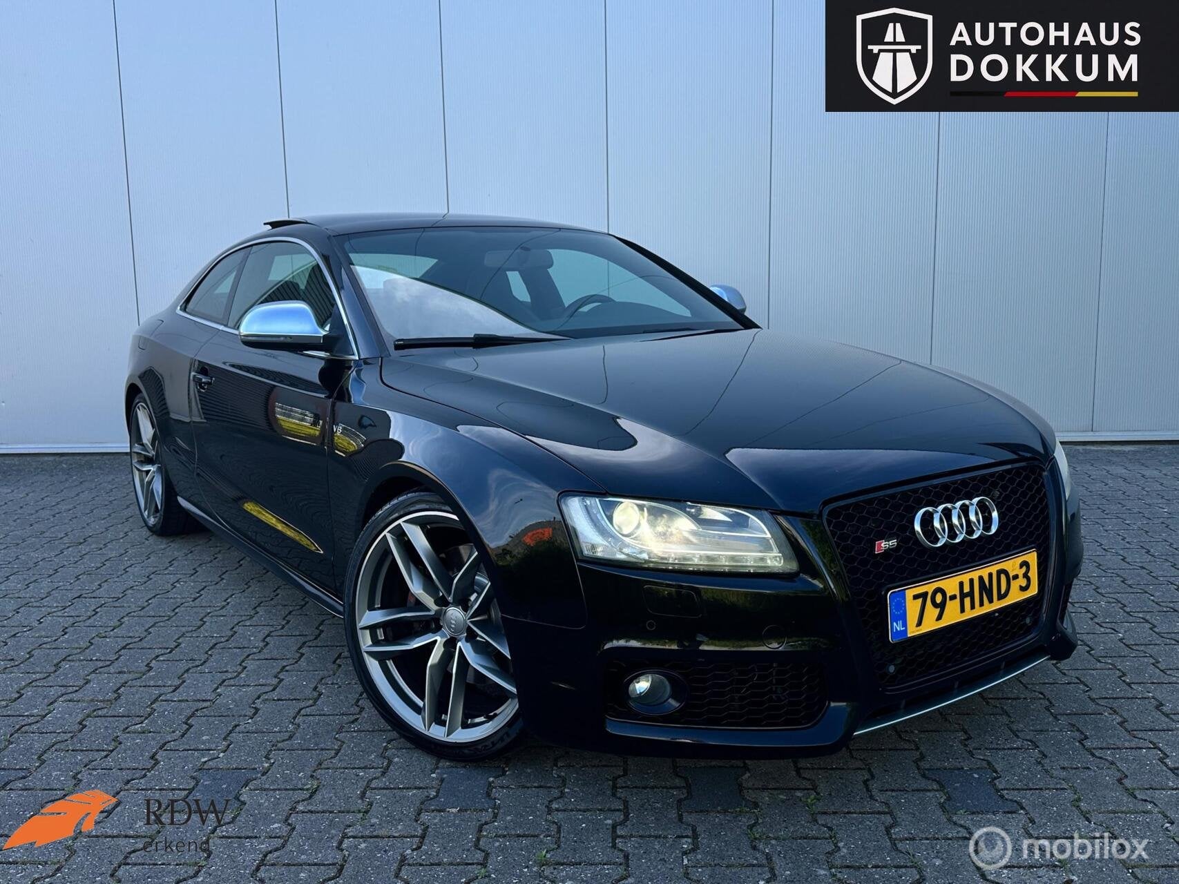 Audi S5 4.2 FSI V8 Quattro / B&O / Schaalstoelen / Automaat, Auto's, Automaat, Gebruikt, 8 cilinders, Zwart