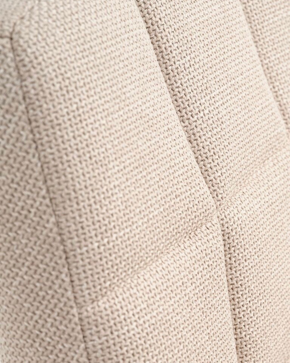 Foto 7 van JYSK Hammel eetkamerstoelen - Beige stof, chroom onderstel