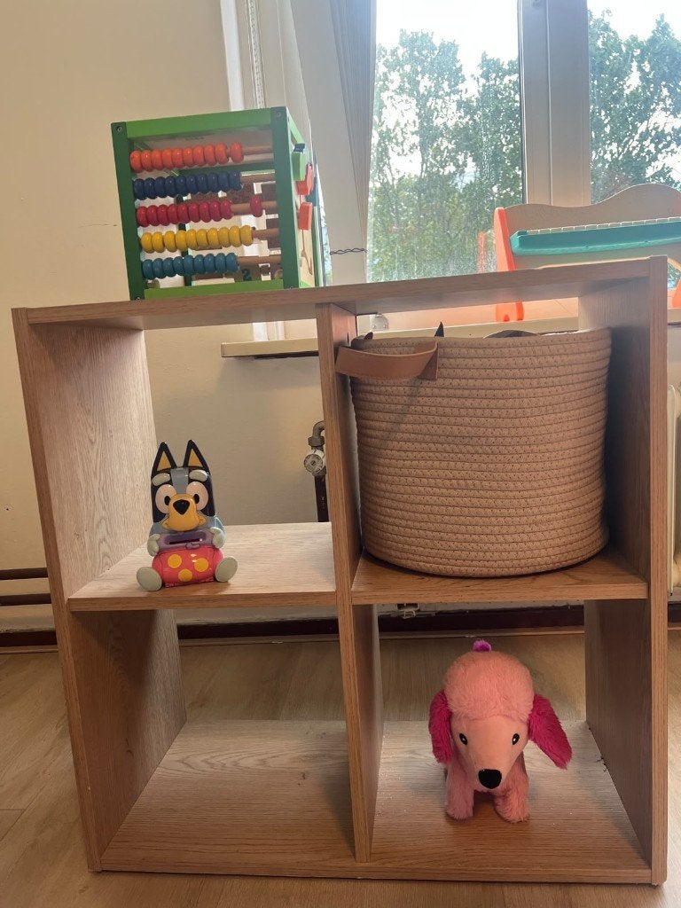 Compact Wooden 4-Cube Storage Shelf (68x68 cm), Ophalen, Zo goed als nieuw
