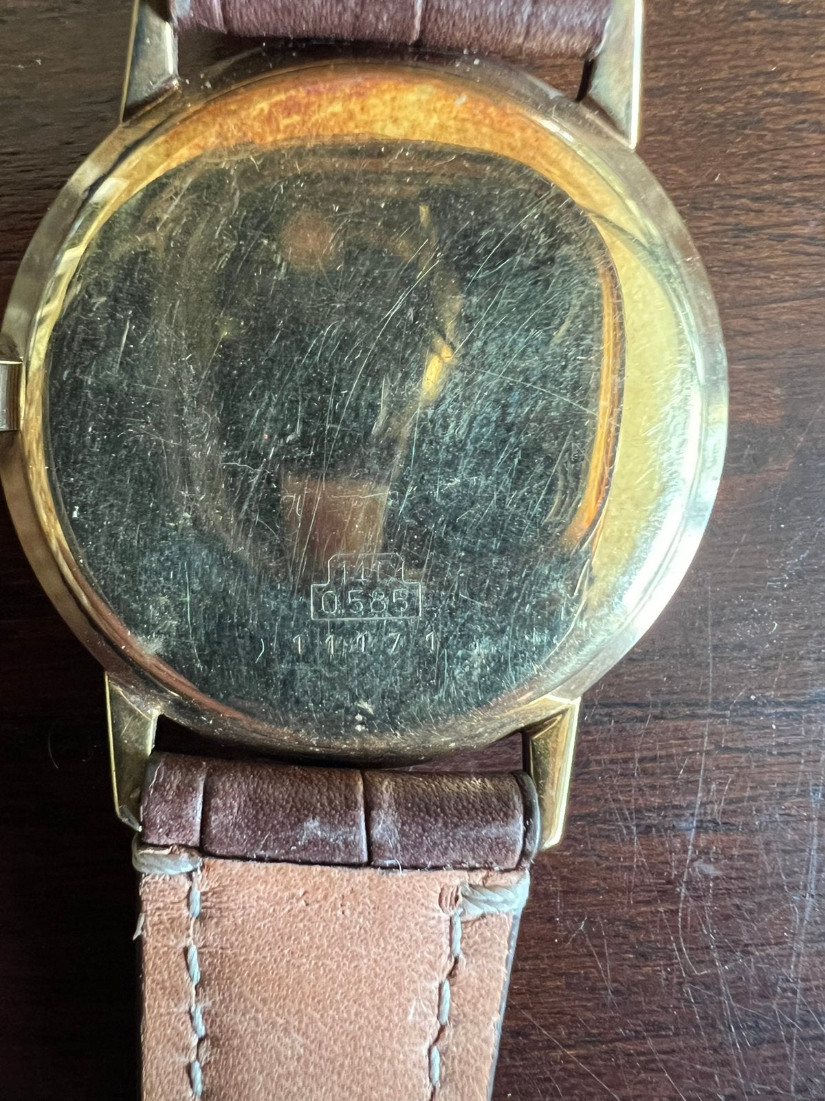 Foto 6 van Goud herenhorloge 3 stuks