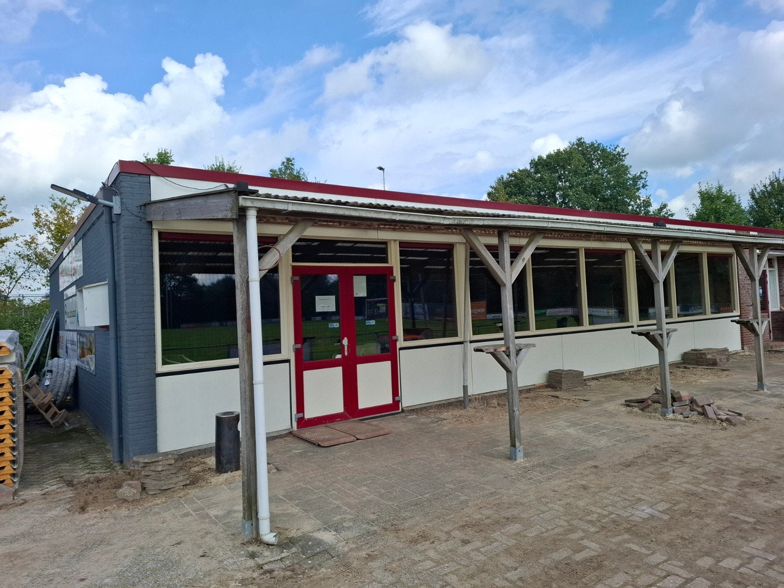 Ruime overkapping, Tuin en Terras, Ophalen of Verzenden