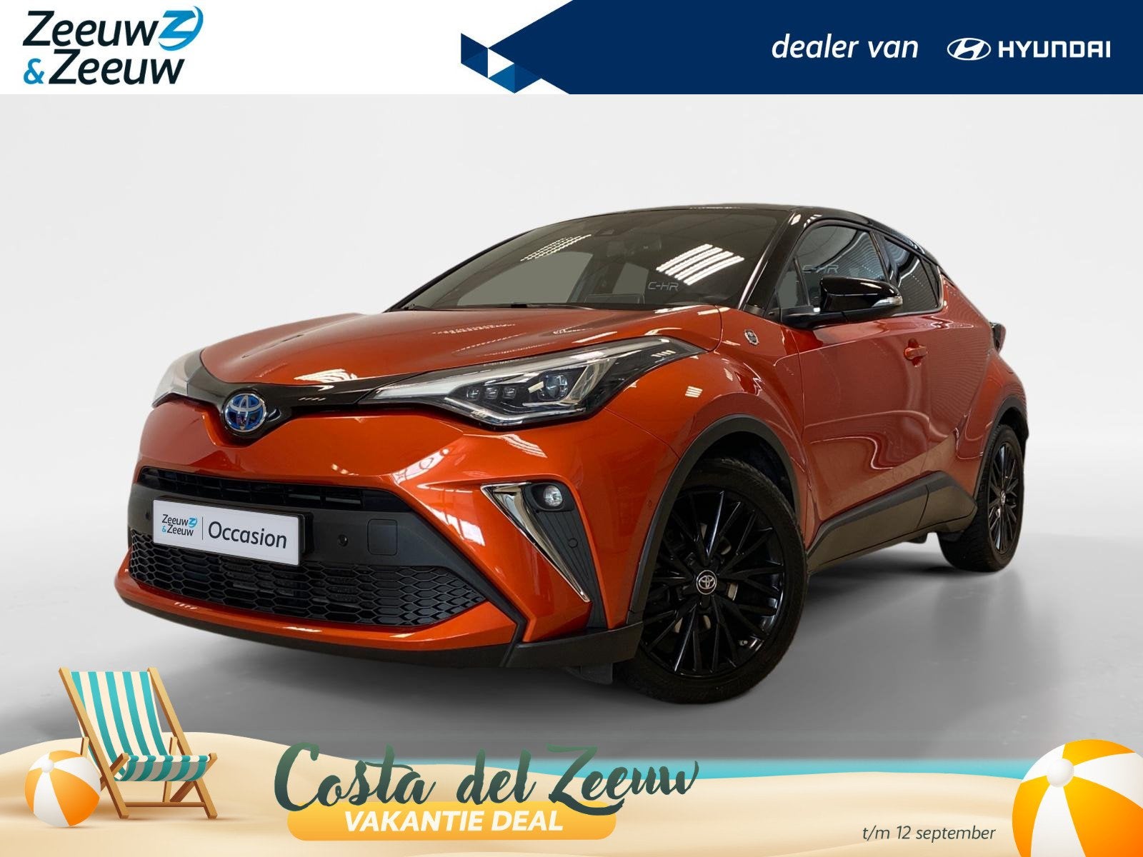Toyota C-HR 2.0 Hybrid Launch Edition Dealer Onderhouden, 12 maanden, Euro 6, Bedrijf, Automatische klimaatregeling