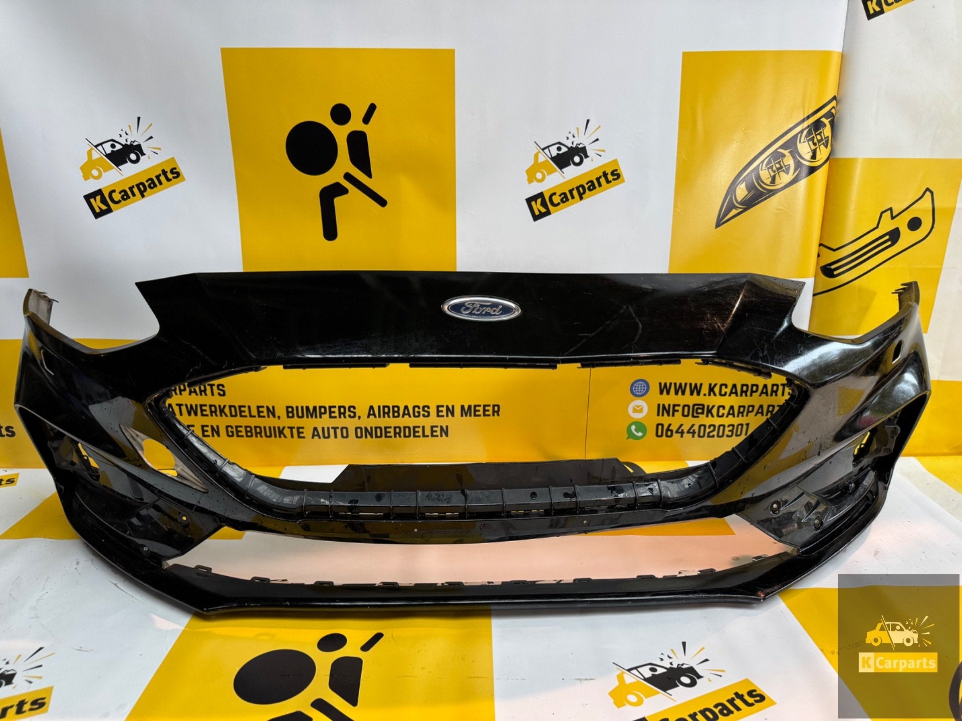 Voorbumper Ford Focus ST KLS PDC ORIGINEEL JX7B-17757-S, Info@fabrikant.eu, Ophalen of Verzenden, Ford, Bumper