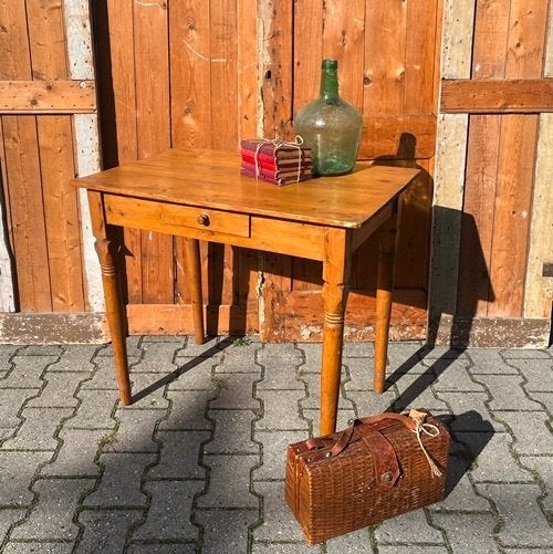Tafel Frankrijk eettafel buro bruin hout 82 x 52 x 71 cm, Ophalen