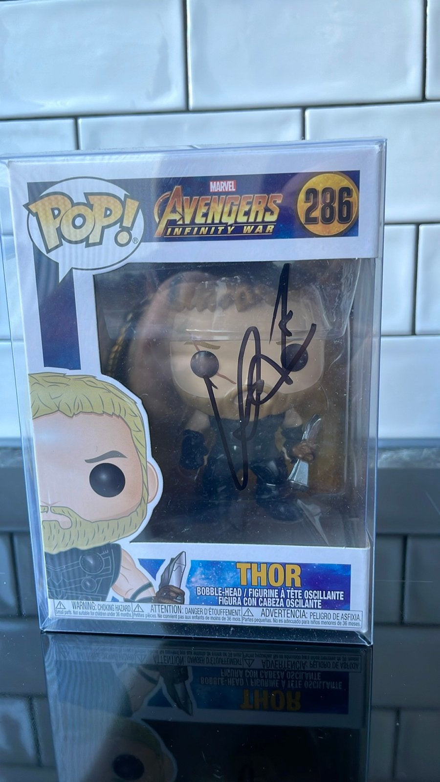 Funko Pop! Thor (Avengers Infinity War) gesigneerd, Ophalen, Zo goed als nieuw