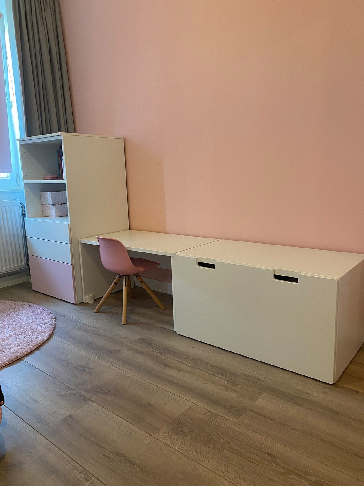 SMÅSTAD meubelset kinderkamer | roze/wit, Ophalen, Gebruikt, Overige typen