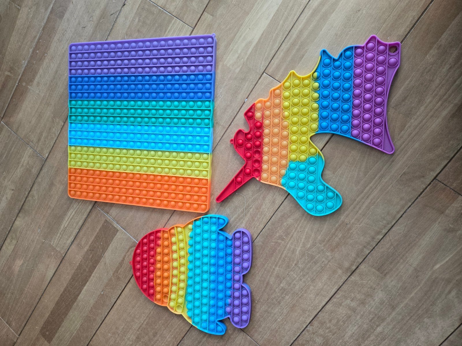 Grote Pop It Fidget Speelgoed Set - Regenboog Kleuren, Kinderen en Baby's, Speelgoed | Overig, Ophalen of Verzenden, Jongen of Meisje