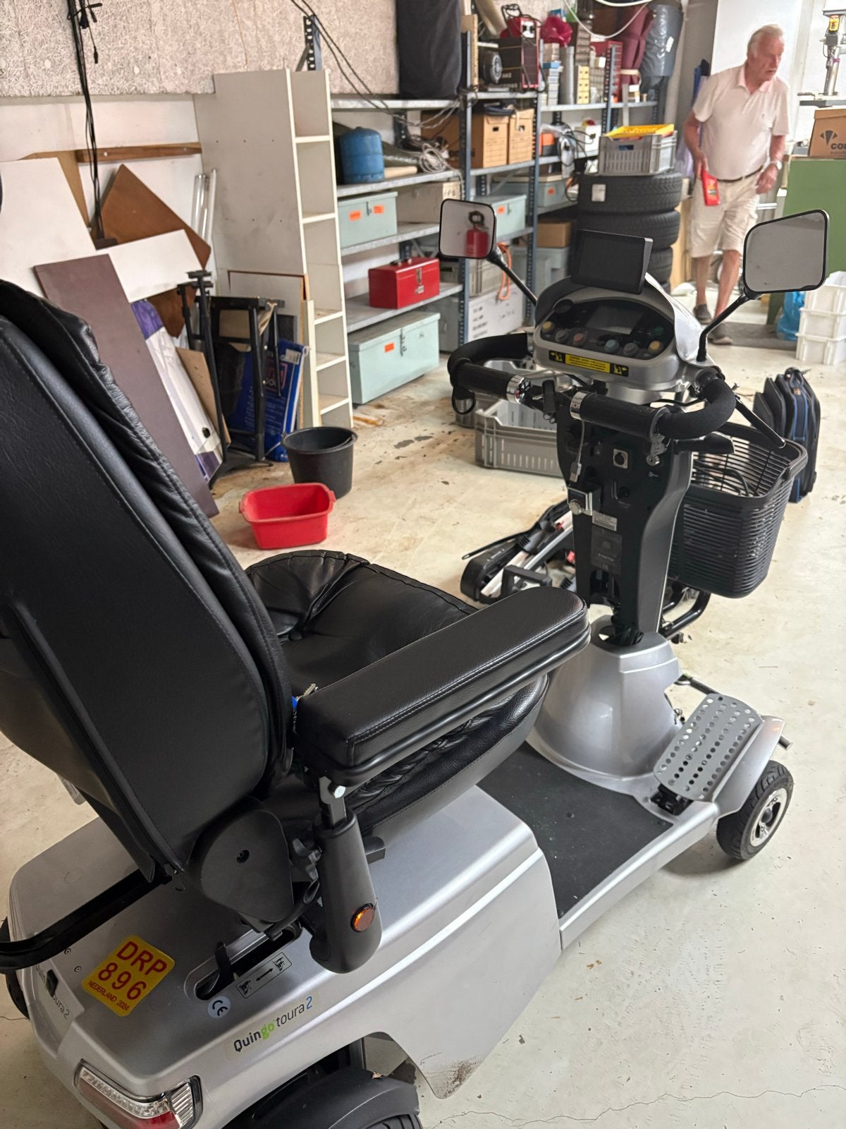 Scootmobiel Quingo toura 2, met achteruitkijkcamera, Ophalen, 16 km/u of meer, 46 km of meer, Quingo