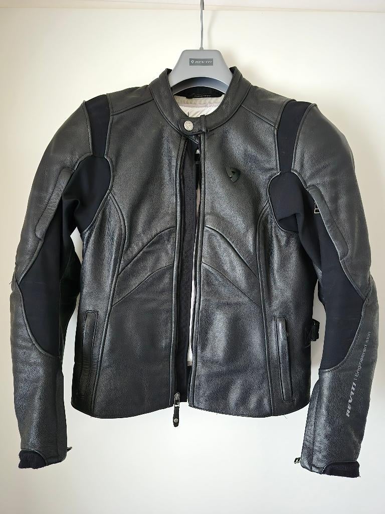 Leren motorjas maat 42, Ophalen, REV'IT!, Jas | leer, Dames