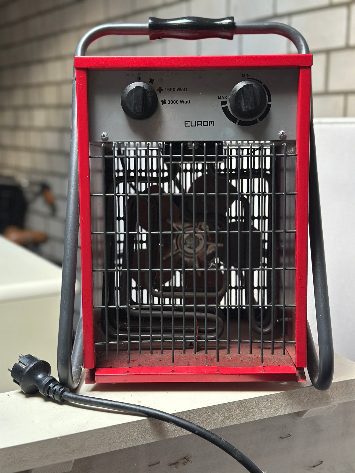 Eurocom elektrische kachel 3000W, Ophalen, 30 tot 80 cm, Gebruikt, Kachel