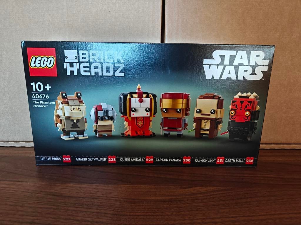 Lego Star Wars 40676 The Phantom Menace Brickheadz, Star Wars, Lego, Nieuw, Ophalen of Verzenden