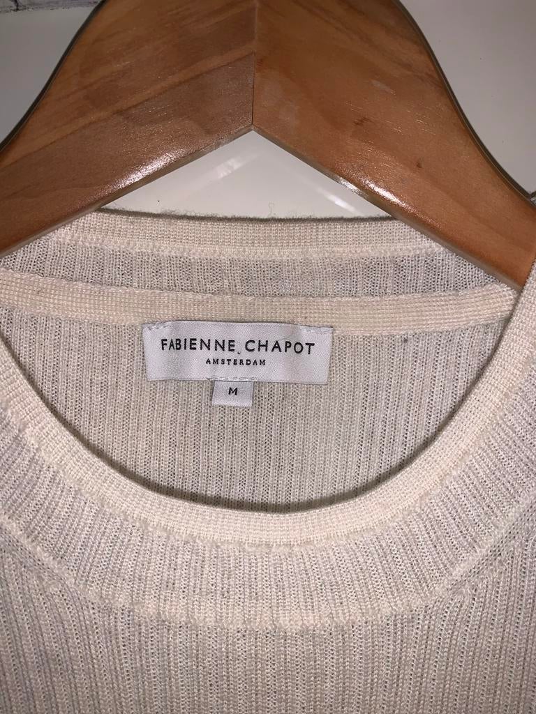 Fabienne Chapot Trui - Maat M - Crème, Kleding | Dames, Ophalen of Verzenden, Zo goed als nieuw, Maat 38/40 (M), Beige