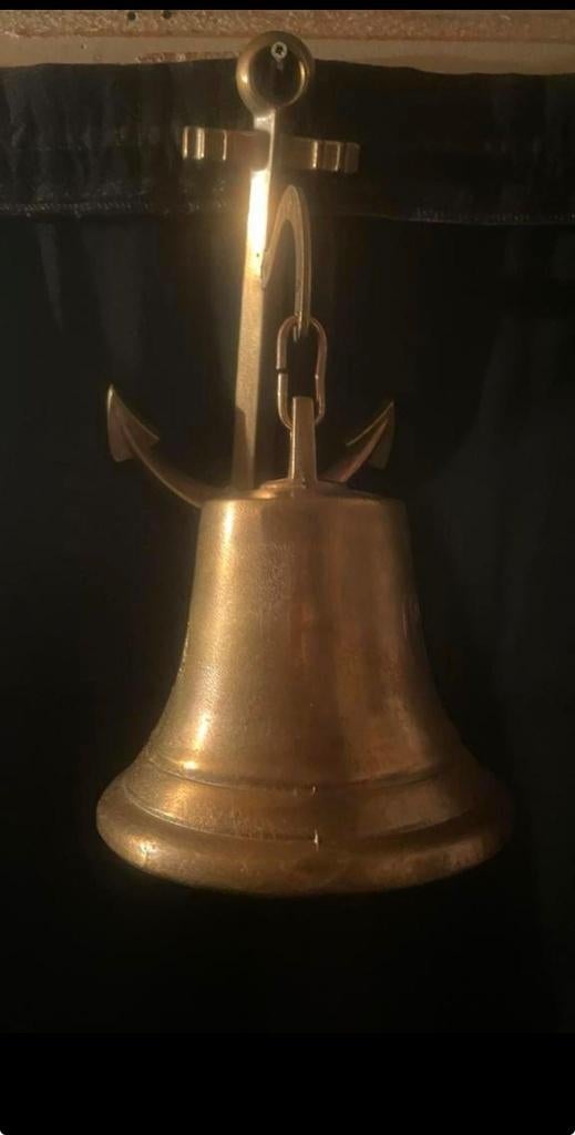 Antieke scheepsbel 1916 – SK-Goben, Ophalen of Verzenden, Gebruikt, Motorboot of Zeilboot, Gebruiksvoorwerp
