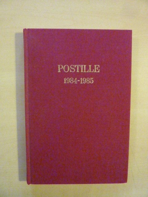 Postille 1984 -1985, Ophalen of Verzenden, Zo goed als nieuw