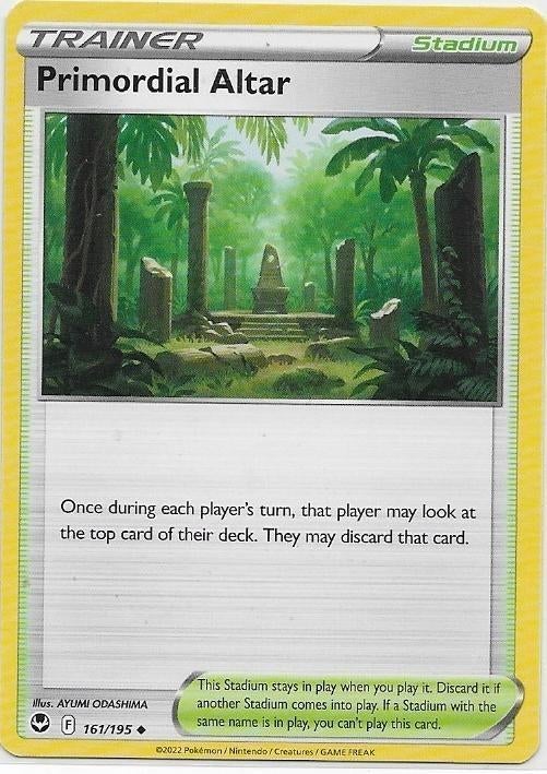 Silver Tempest,  Primordial Altar [uncommon] 161/195, Verzenden, Nieuw, Losse kaart