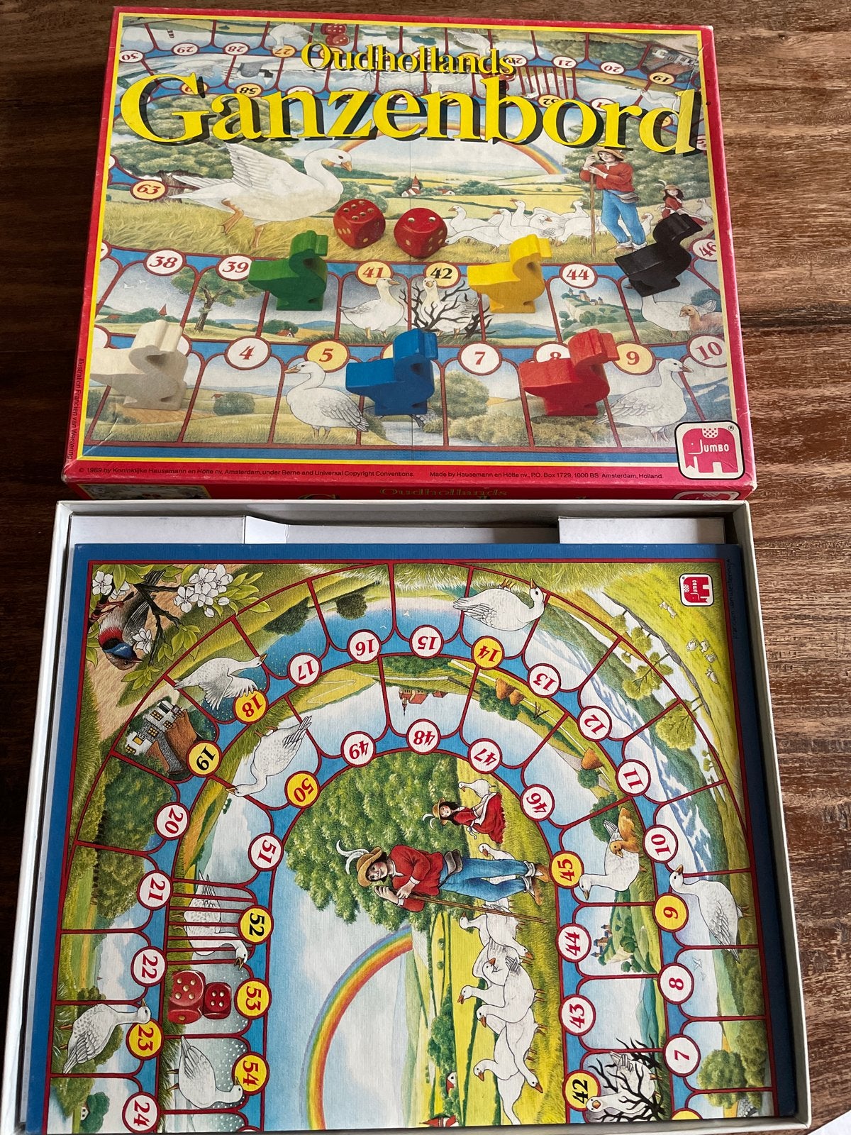 Klassiek Ganzenbord spel - Compleet, Ophalen of Verzenden, Gebruikt