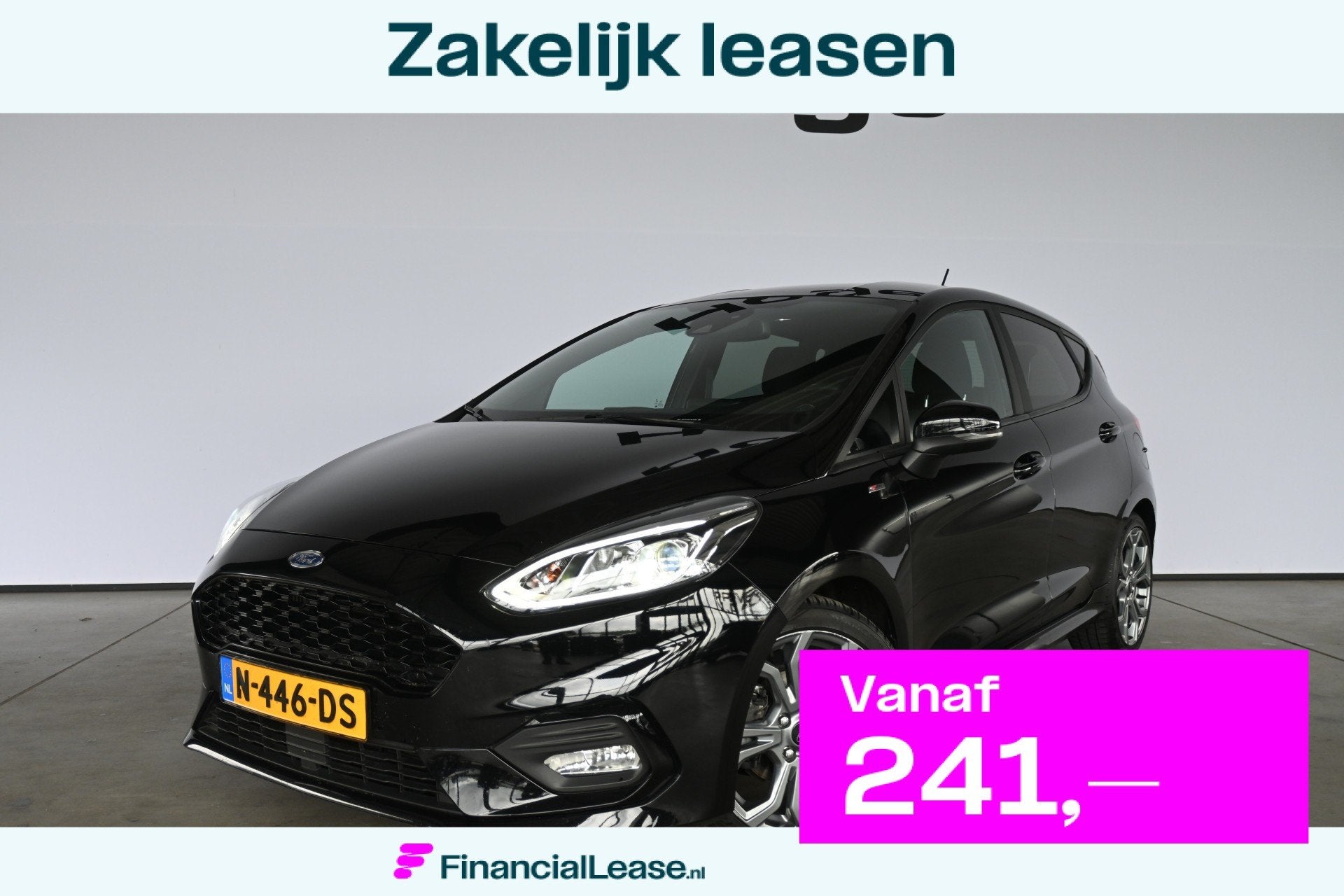 Ford Fiesta 1.0 EcoBoost ST-Line X B&O Winterpack Automaat C, Stof, Gebruikt, Met garantie (alle), Bedrijf