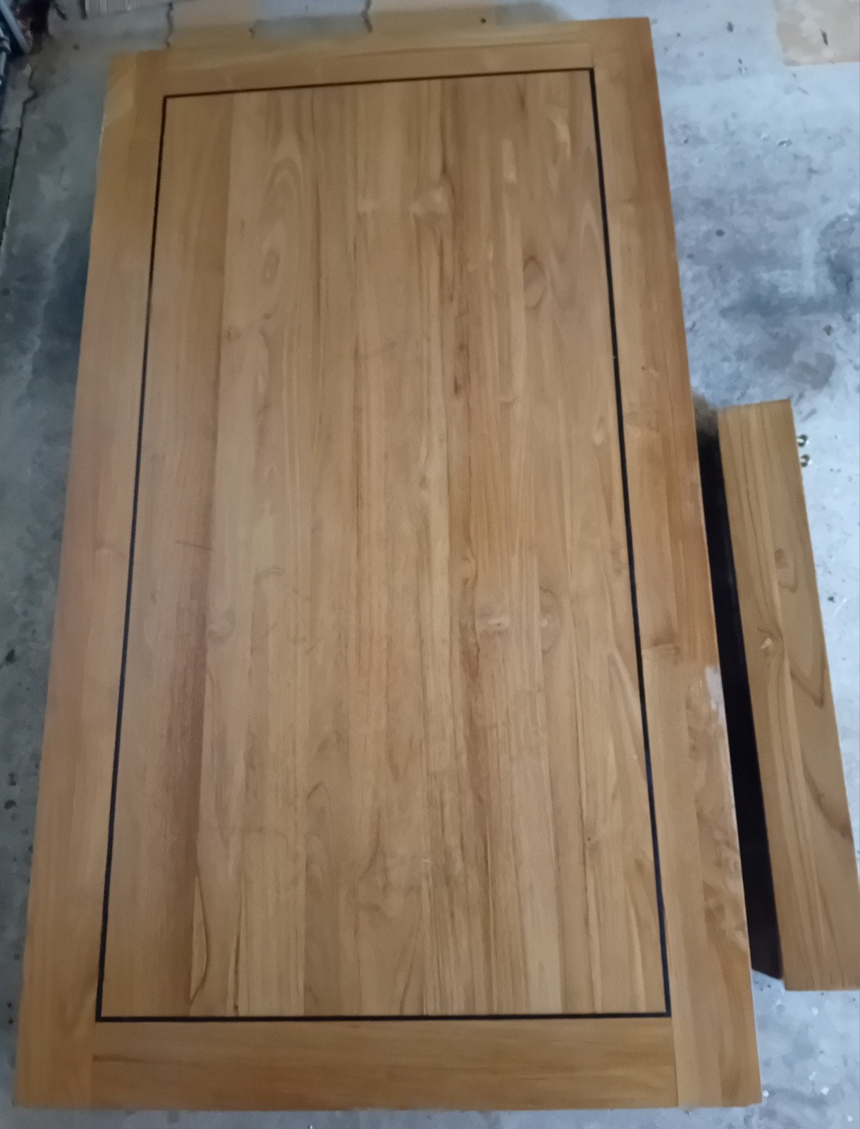Eiken tafel, Ophalen, 50 tot 100 cm, Rechthoekig, 75 cm of meer