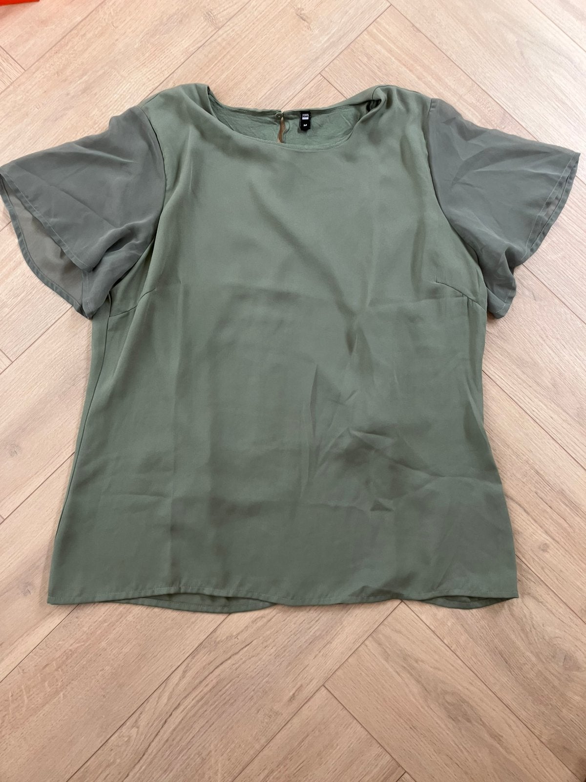 Groen shirt van Hema maat M, Maat 38/40 (M), Ophalen of Verzenden, Zo goed als nieuw, Korte mouw