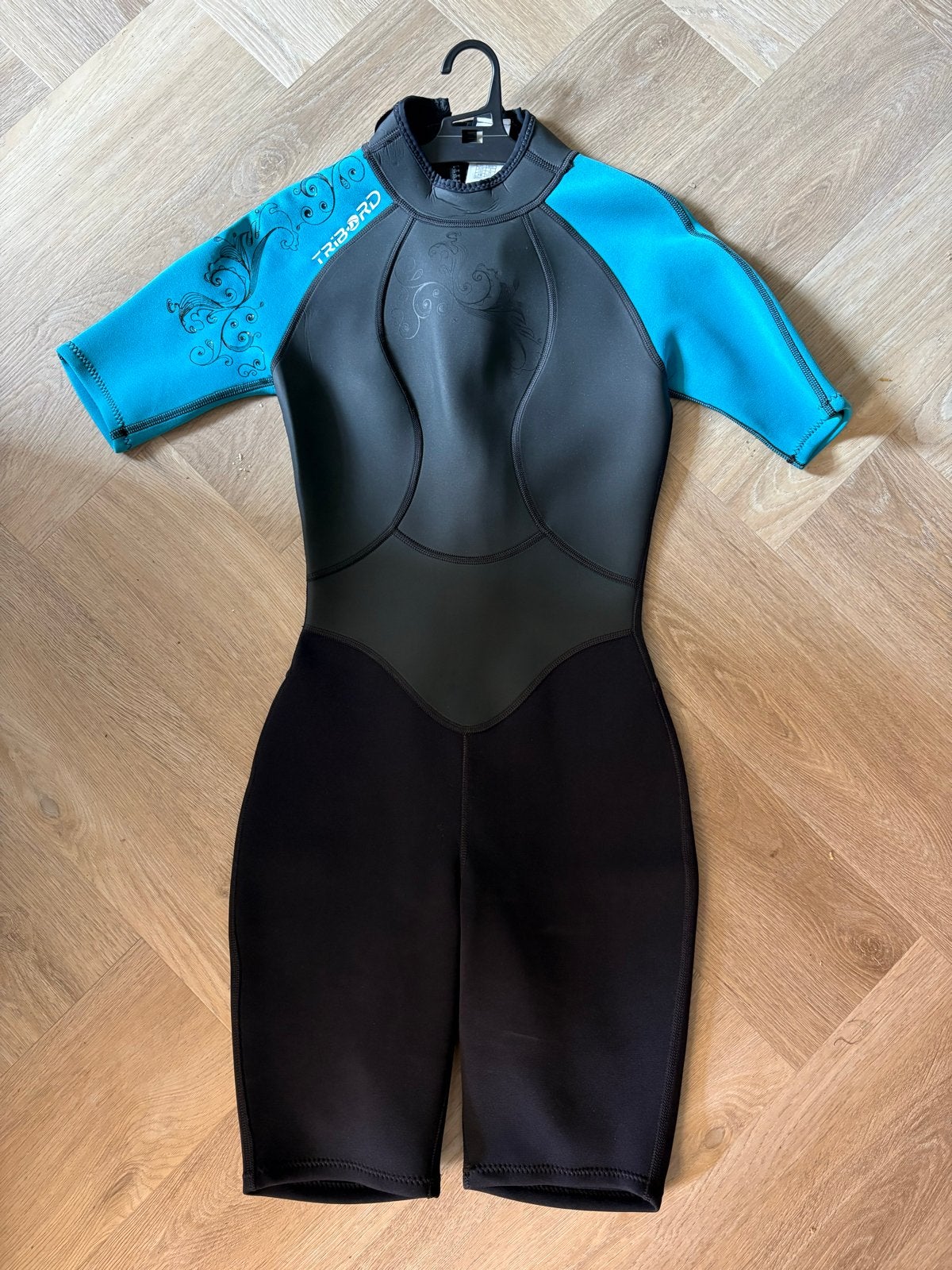 Tribord Wetsuit - Maat S - Zwart/Blauw, Watersport en Boten, Ophalen of Verzenden, Zo goed als nieuw, Dame, Wetsuit