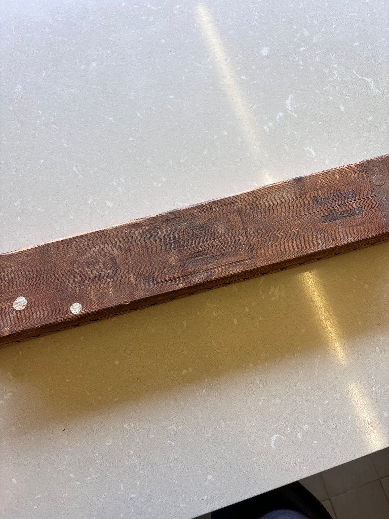 VINTAGE DUITSE HOUTEN SIGARENMAL - INDUSTRIËLE WANDDECORATIE, Ophalen